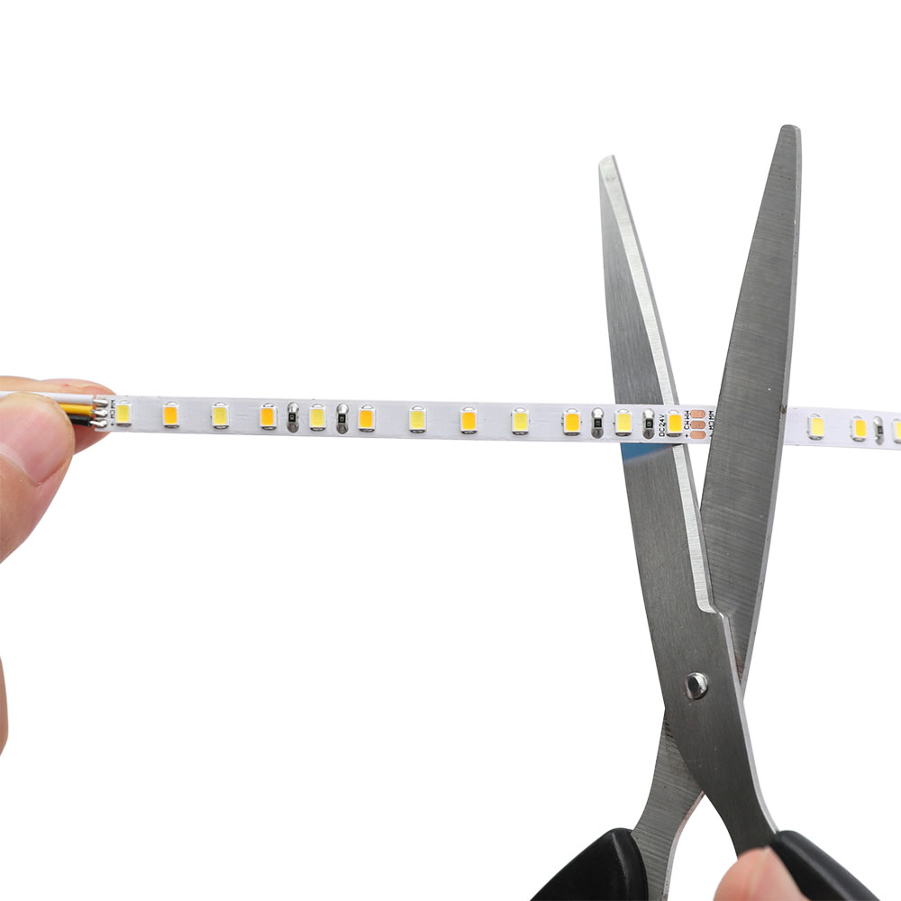 DC24V Super Narrow 0.24in Wide 2835SMD CCT Dimmable 37LEDs/Ft Flex LED Tape Light DC24V Super Narrow 0.24in Wide 2835SMD CCT Dimmable 37LEDs/Ft Flex LED Tape Light
